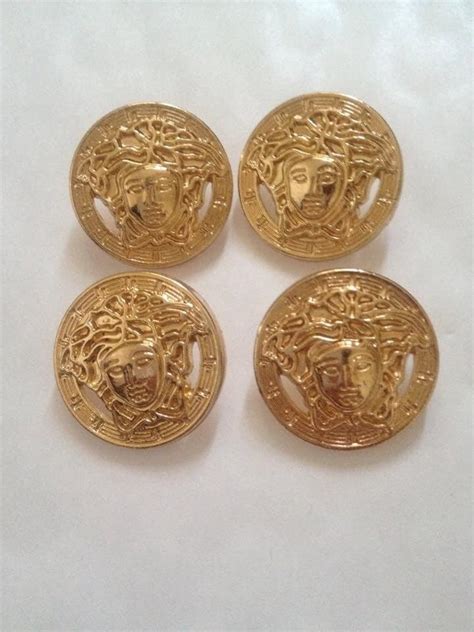 versace logo buttons|Versace buttons replacement.